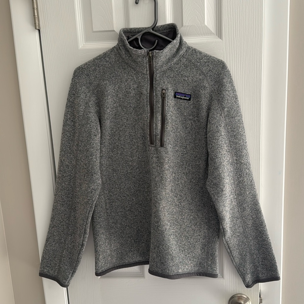 Patagonia men’s better sweater 1/4 zip pullover size small